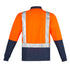 House of Uniforms The Hi Vis Spliced Polo | Shoulder Taped | Long Sleeve Syzmik 