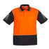 House of Uniforms The Hi Vis Zone Polo | Short Sleeve | Mens Syzmik Orange/Black