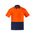 House of Uniforms The Frank Polo | Mens | Short and Long Sleeve Syzmik Orange/Navy