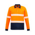 House of Uniforms The Jason Polo | Mens | Short & Long Sleeve Syzmik Orange/Navy