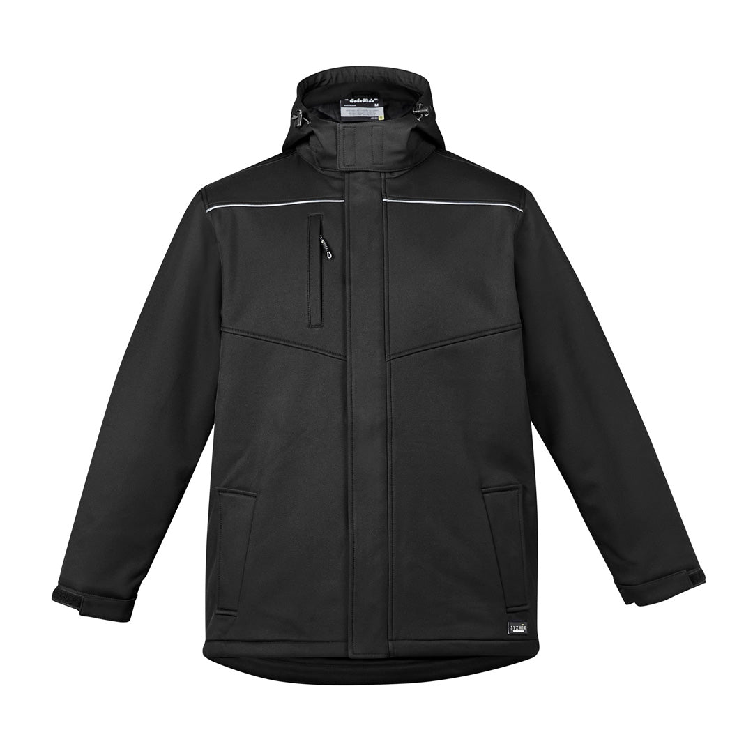 House of Uniforms The Antarctic Softshell Jacket | Unisex Syzmik Black