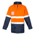House of Uniforms The Ultralite Waterproof Jacket | Unisex Syzmik Orange/Navy
