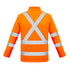 House of Uniforms The Hi Vis X Back Taped 2 in 1 Jacket | Unisex Syzmik 