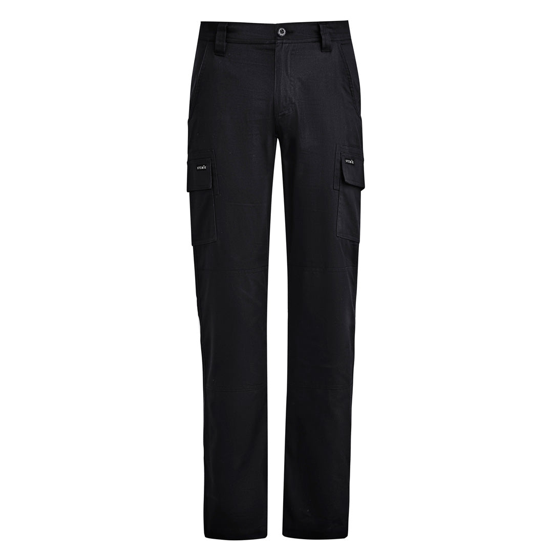 House of Uniforms The Lightweight Drill Cargo Pant | Mens Syzmik Black