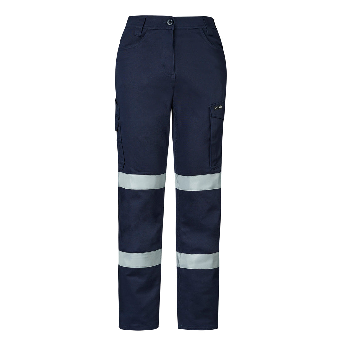 House of Uniforms The Essential Stretch Taped Cargo Pant | Ladies Syzmik Navy