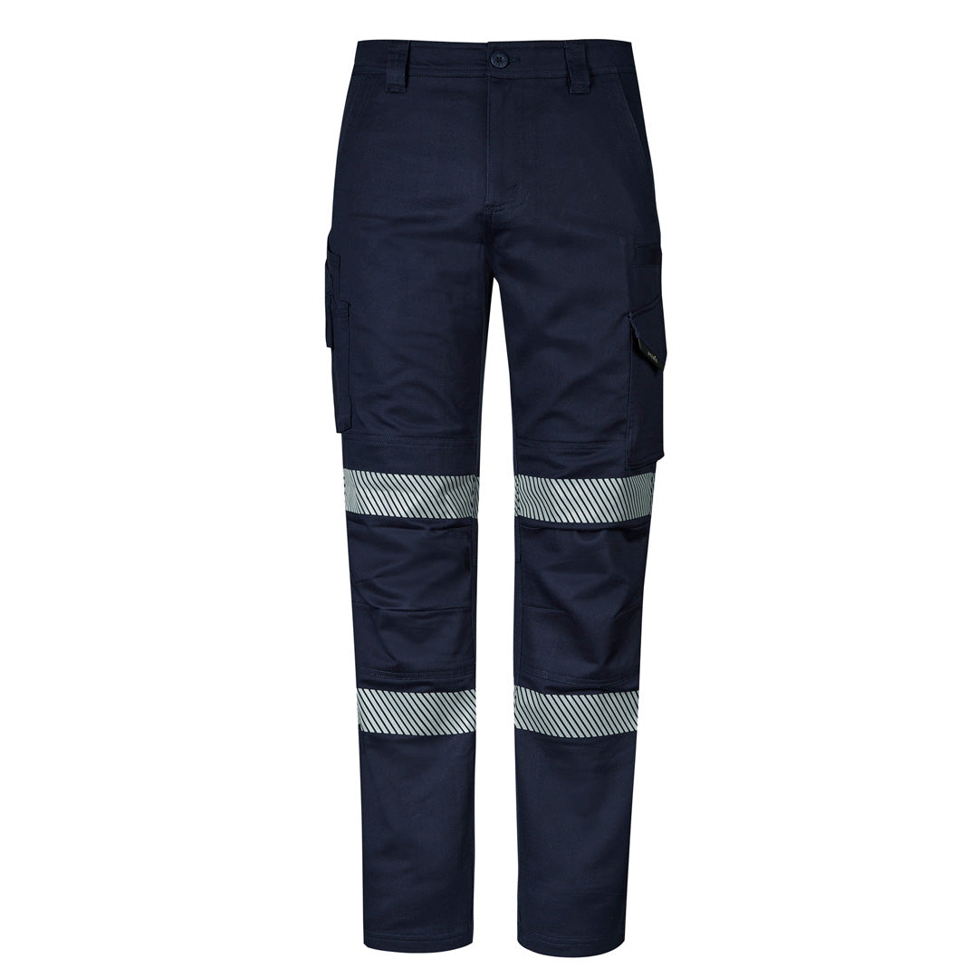 House of Uniforms The Rugged Cooling Taped Stretch Pant | Mens Syzmik Navy