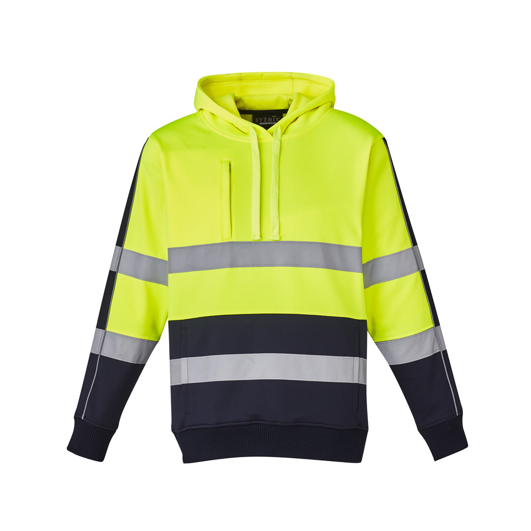 House of Uniforms The Jarrod Hoodie | Adults | Pullover Syzmik Yellow/Navy