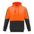 House of Uniforms The Grant Hoodie | Mens | Pullover Syzmik Orange/Charcoal