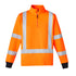 House of Uniforms The Hi Vis X Back Rail Jumper | Unisex Syzmik Orange