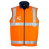 House of Uniforms The Hi Vis Lightweight Fleece Lined Vest | Mens Syzmik Orange