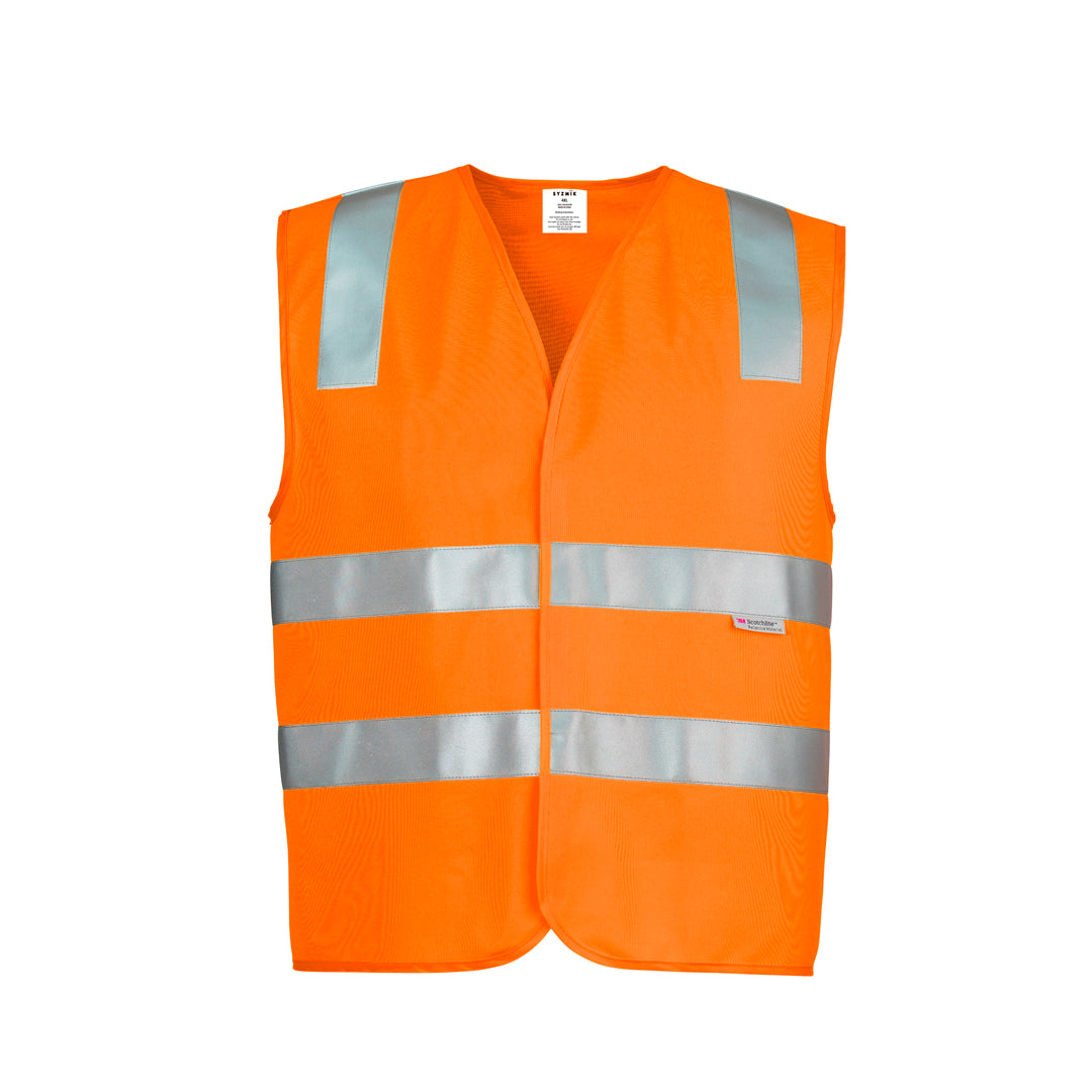 House of Uniforms The Mason Vest | Mens | Velcro Syzmik Orange