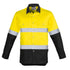 House of Uniforms The Steve Shirt | Mens | Long Sleeve Syzmik Yellow/Black