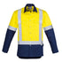 House of Uniforms The Industrial Shirt | Mens | Long Sleeve Syzmik Yellow/Navy