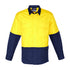House of Uniforms The John Shirt | Adults | Short & Long Sleeve Syzmik Yellow/Navy