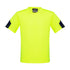 House of Uniforms The Hi Vis Squad Tee | Mens Syzmik Yellow/Navy