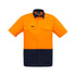 House of Uniforms The John Shirt | Adults | Short & Long Sleeve Syzmik Orange/Navy