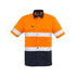 House of Uniforms The Mike Shirt | Adults | Short & Long Sleeve Syzmik Orange/Navy