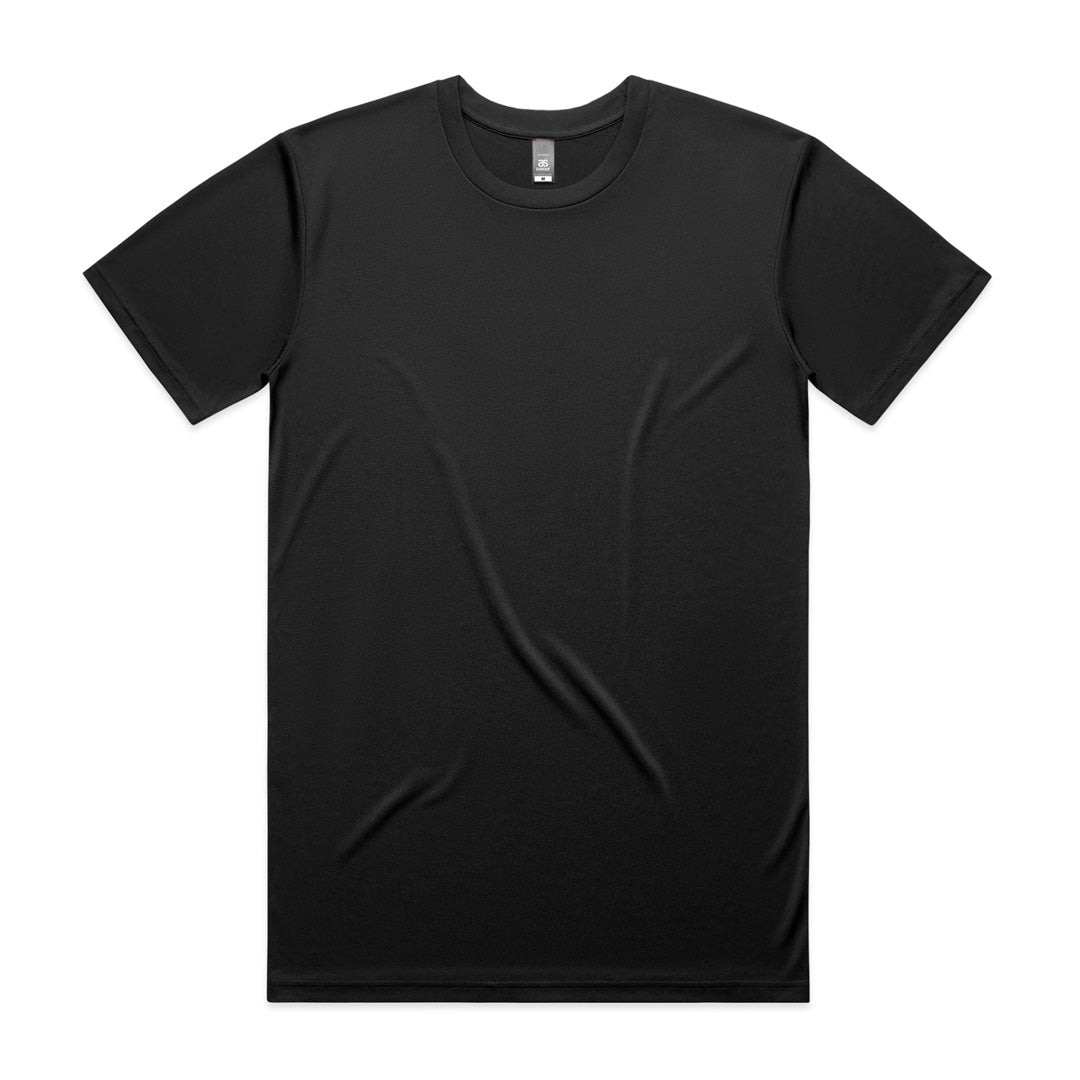 House of Uniforms The Staple Active Tee | Mens | Short Sleeve AS Colour Black