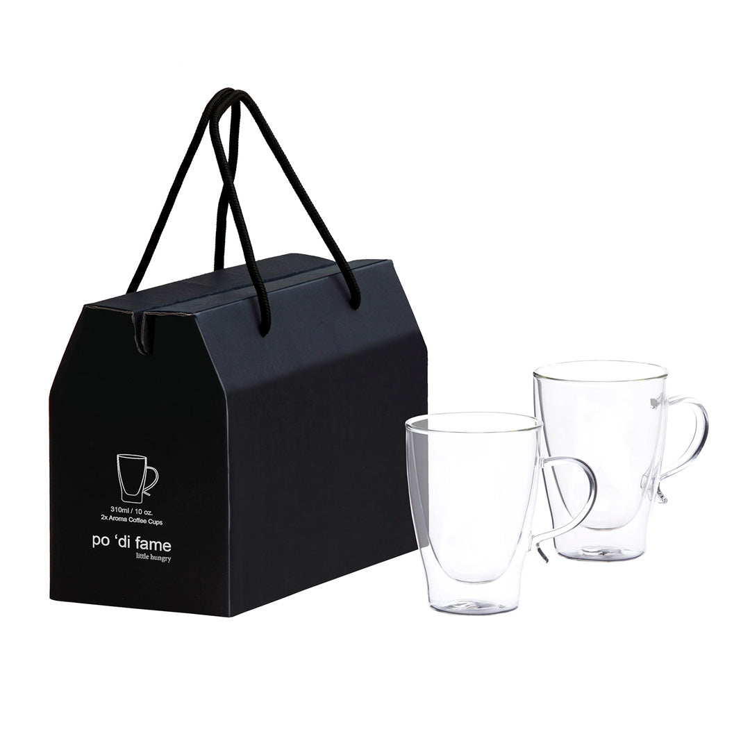 House of Uniforms The Aroma Glass Coffee Cup Set Po 'Di Fame 1 x Individual Set (Unbranded)
