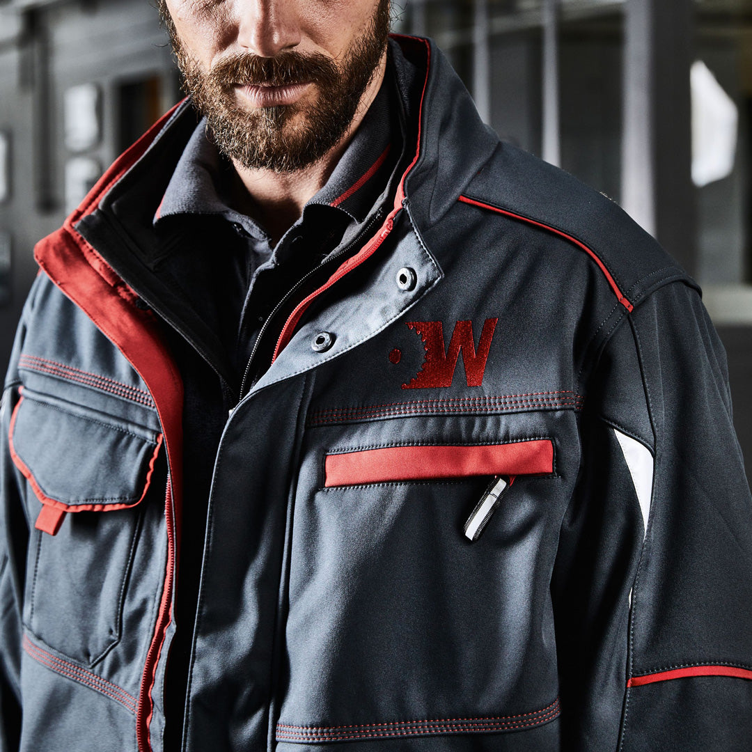 Workwear 2 Softshell | Carbon/Red
