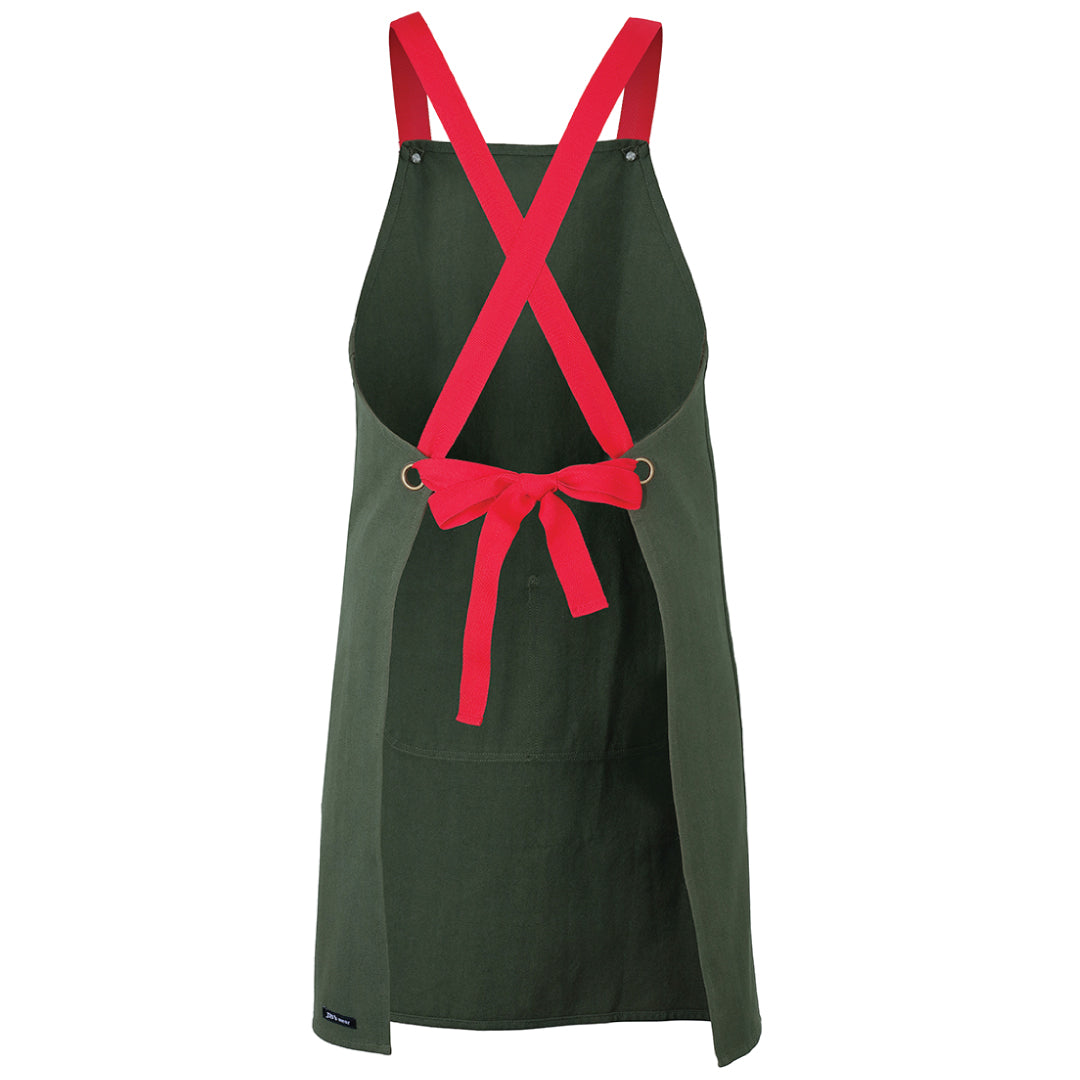 The Cross Back Canvas Apron | Adults