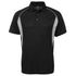 House of Uniforms The Insert Polo | Mens Jbs Wear Black/Grey