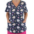 House of Uniforms The V Neck Printed Scrub Top | Ladies Maevn CFBR
