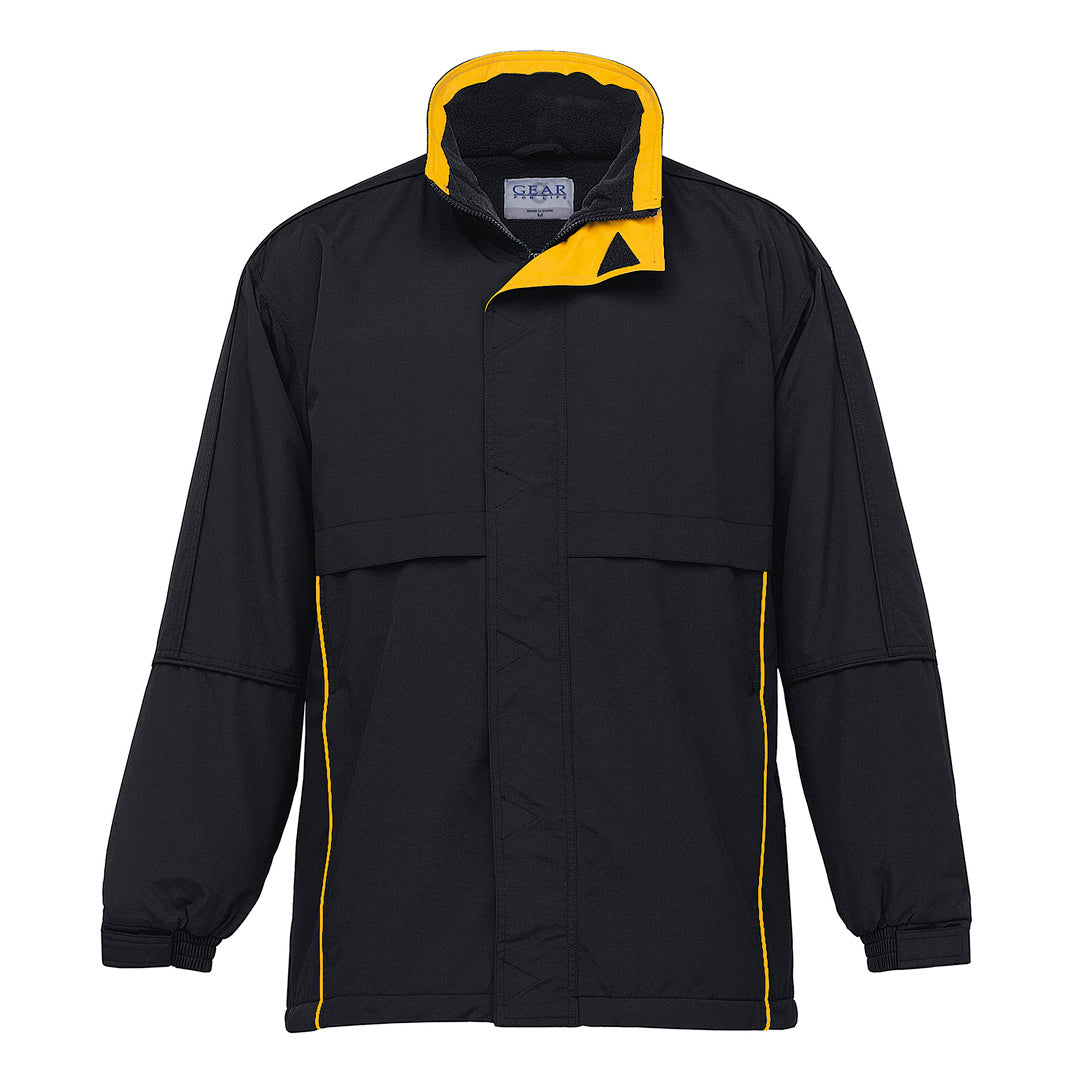 House of Uniforms The Basecamp Anorak | Adults Gear for Life Black/Gold