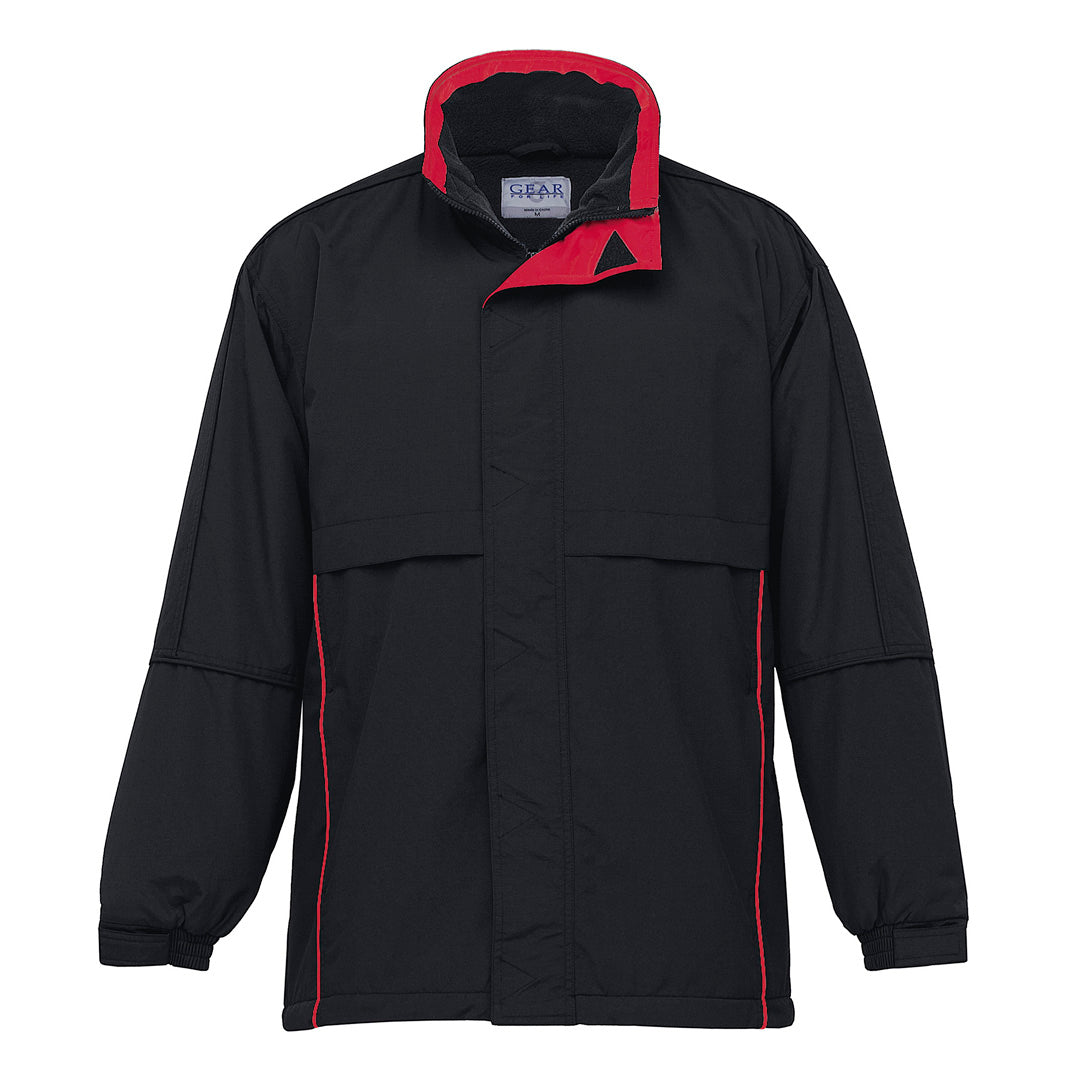 House of Uniforms The Basecamp Anorak | Adults Gear for Life Black/Red
