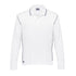 House of Uniforms The Dri Gear Hype Polo | Long Sleeve | Adults Gear for Life White/Navy