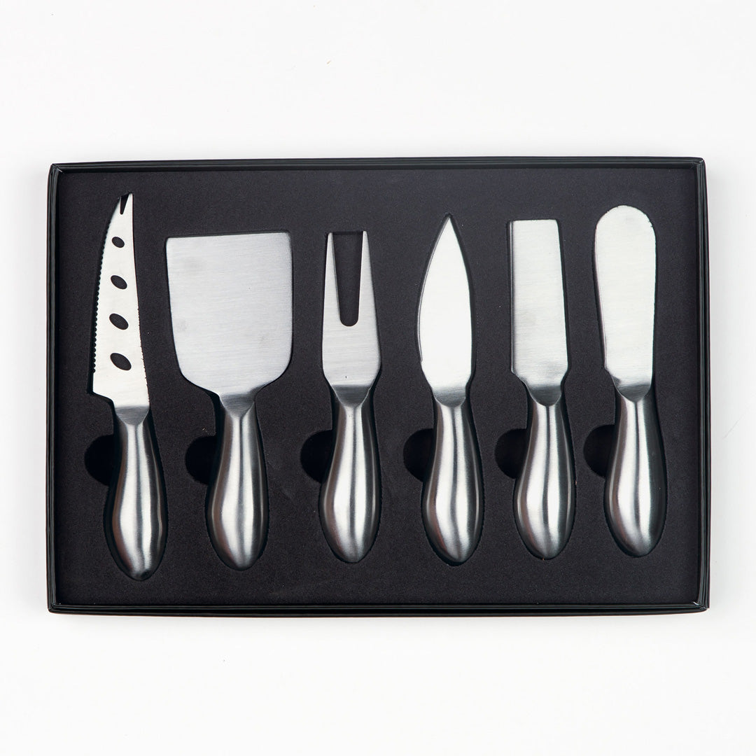 House of Uniforms The Formaggio Cheese Knife Set | 6 Pieces Po 'Di Fame Unbranded