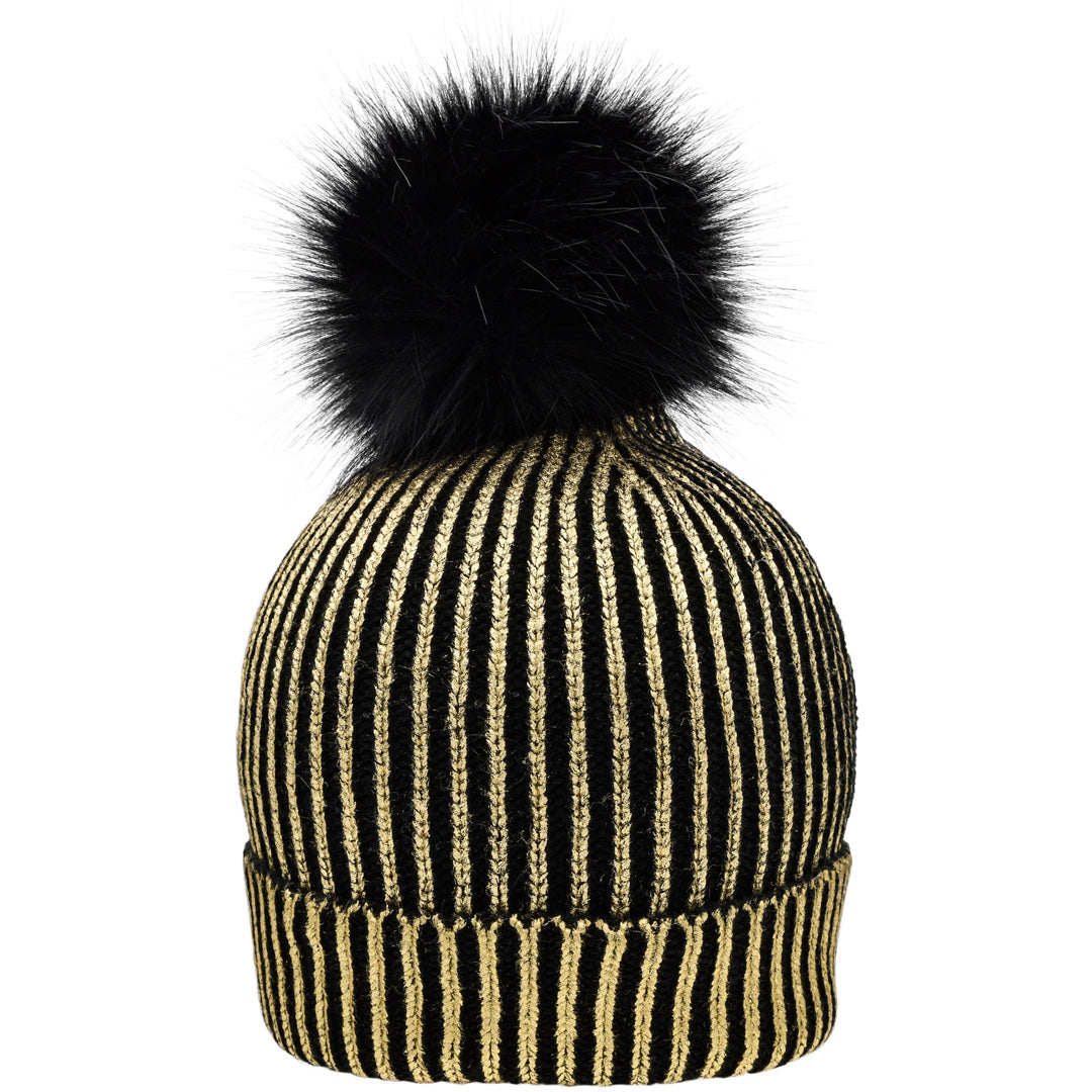 House of Uniforms The Metallic Beanie | Ladies Myrtle Beach MGold