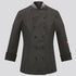 House of Uniforms The Donna Chefs Jacket | Long Sleeve | Ladies Toma Grey