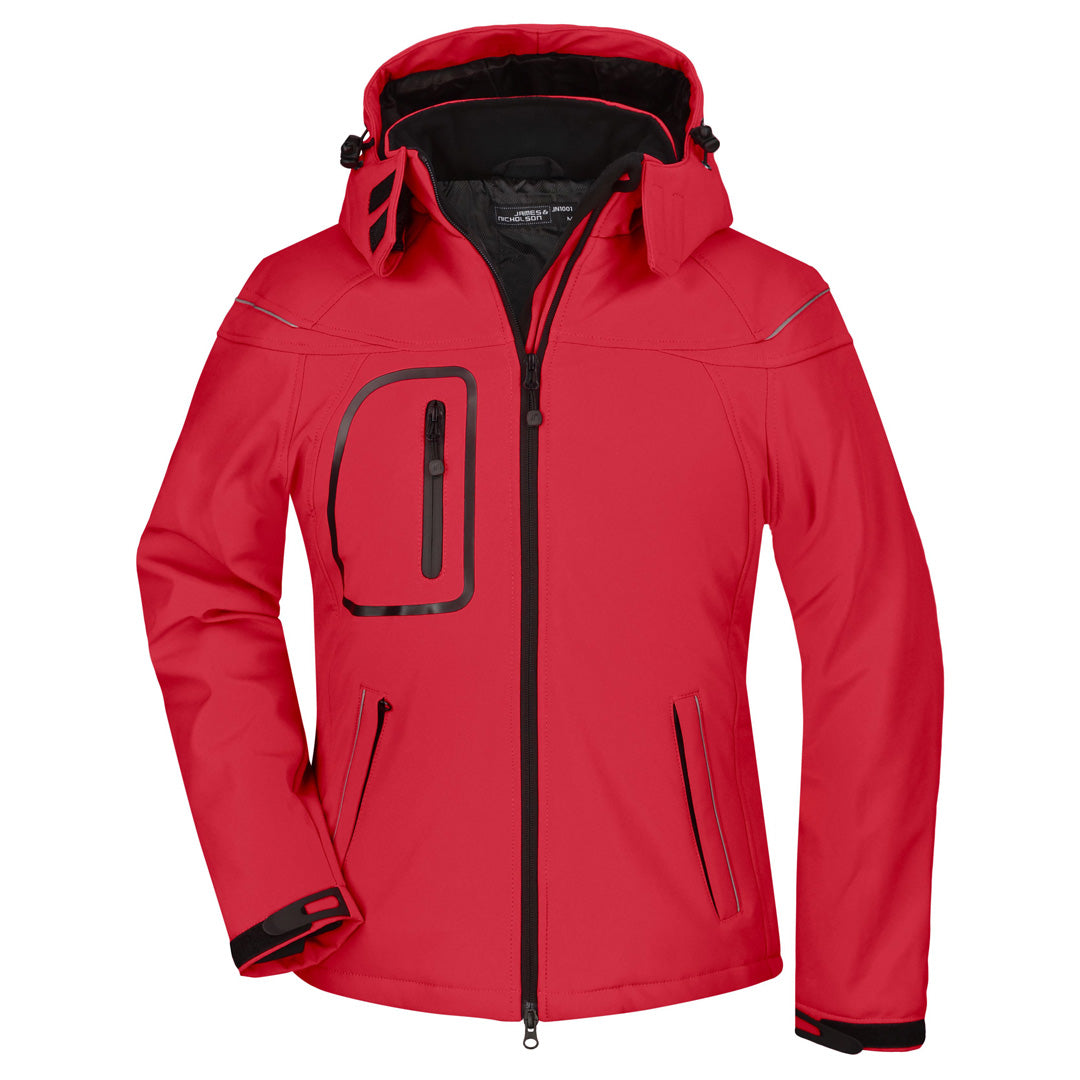 Winter Soft Shell Jacket | Ladies | Red