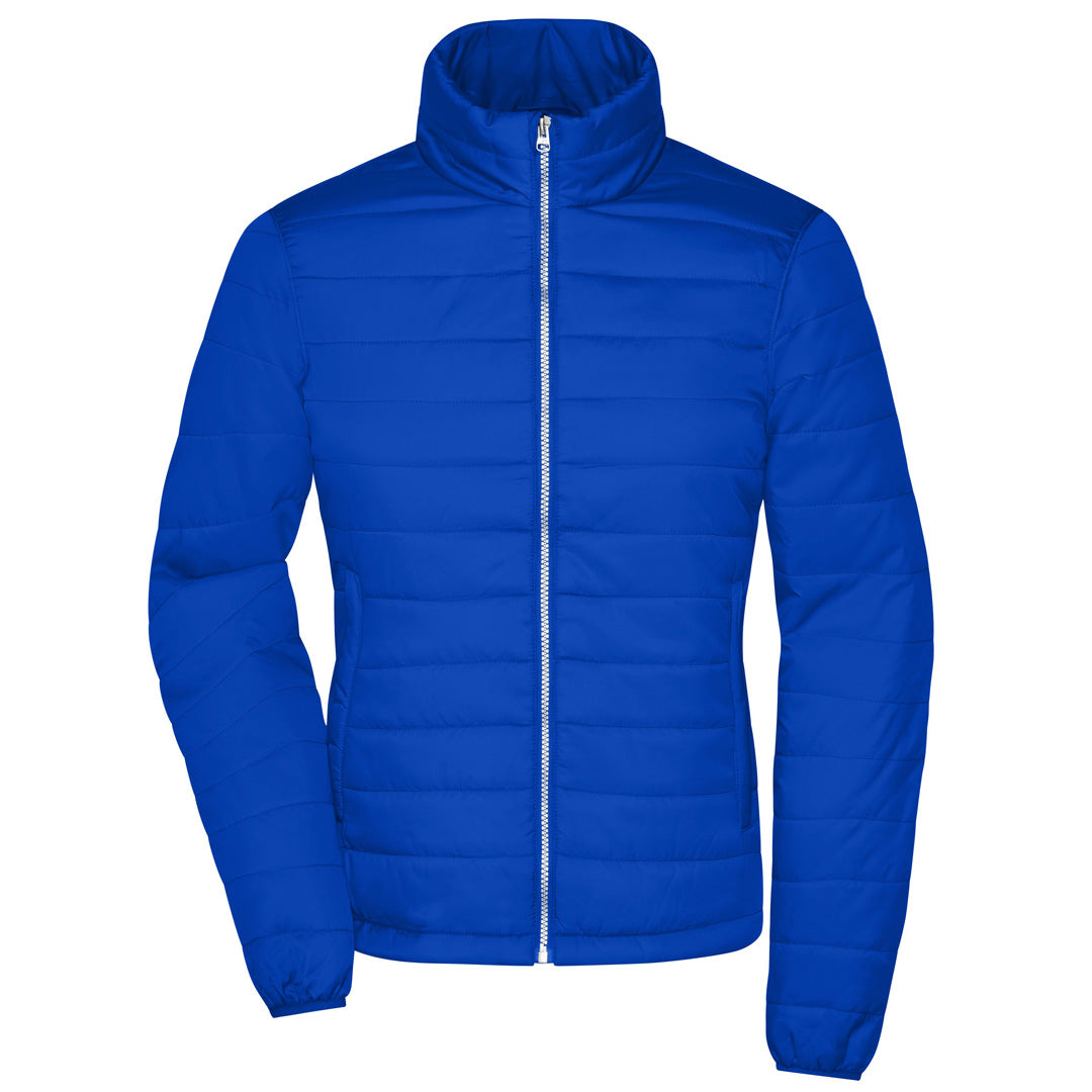 House of Uniforms The Padded Jacket | Ladies James & Nicholson Bright Royal