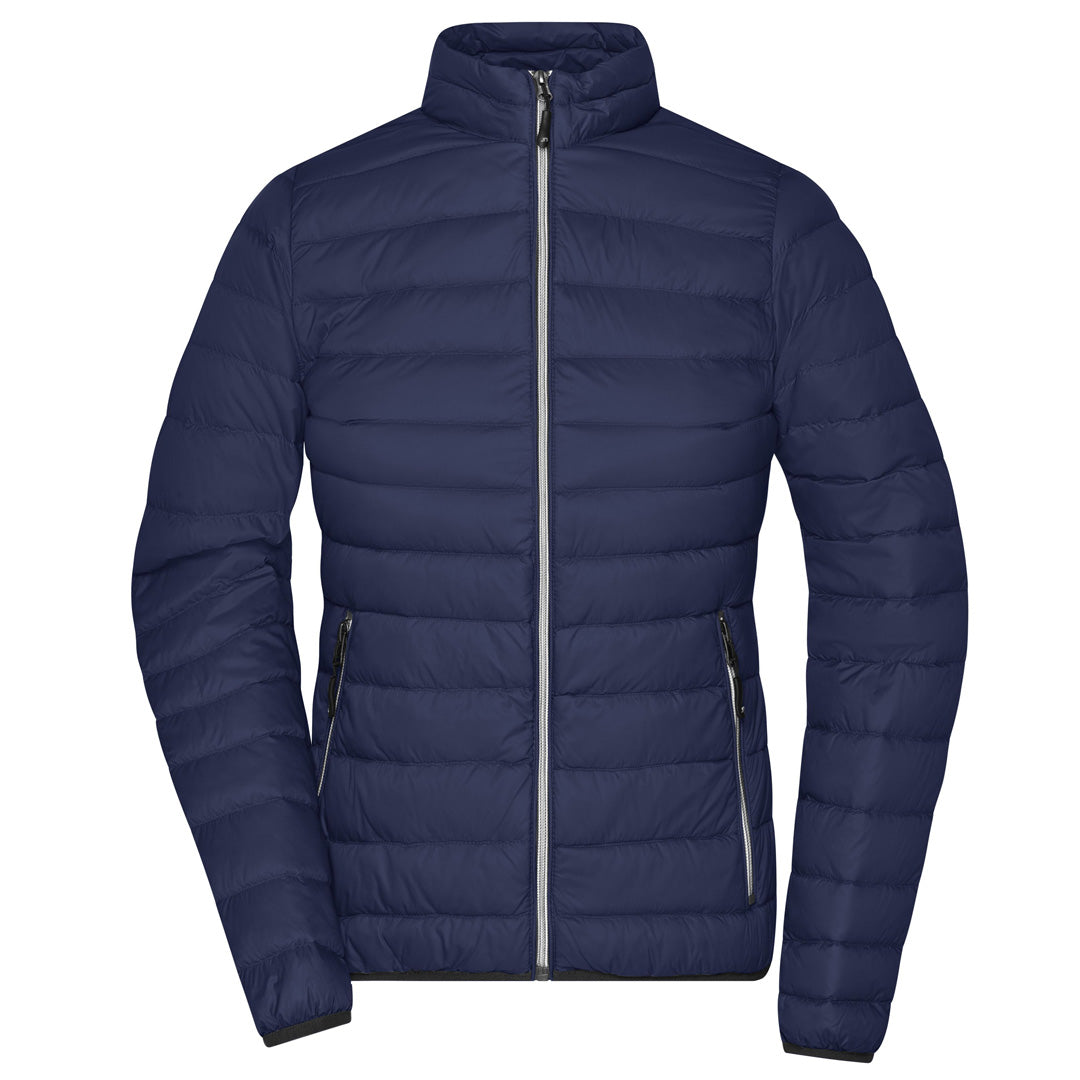 House of Uniforms The Down Jacket | Ladies James & Nicholson Navy