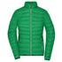House of Uniforms The Down Jacket | Ladies James & Nicholson Green