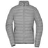 House of Uniforms The Down Jacket | Ladies James & Nicholson Silver Marle