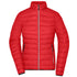 House of Uniforms The Down Jacket | Ladies James & Nicholson Red