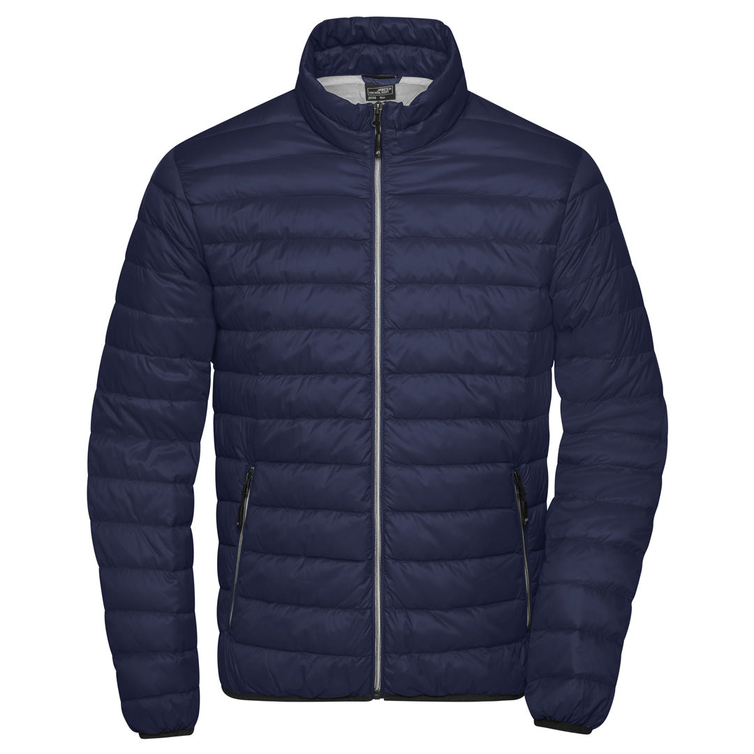 House of Uniforms The Down Jacket | Mens James & Nicholson Navy
