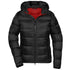 House of Uniforms The DuPont Winter Jacket | Ladies James & Nicholson Black/Red