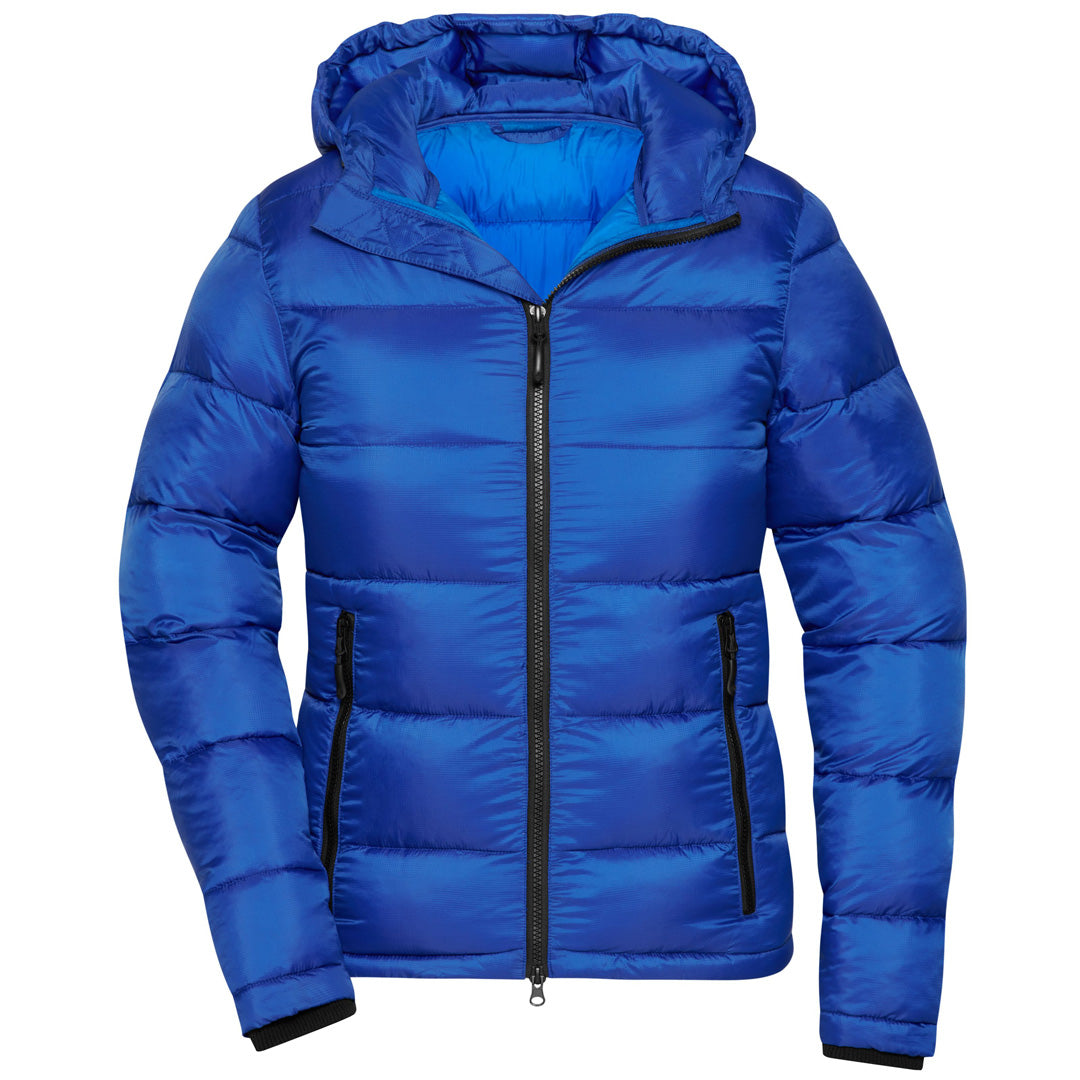 House of Uniforms The DuPont Winter Jacket | Ladies James & Nicholson Blue/Navy