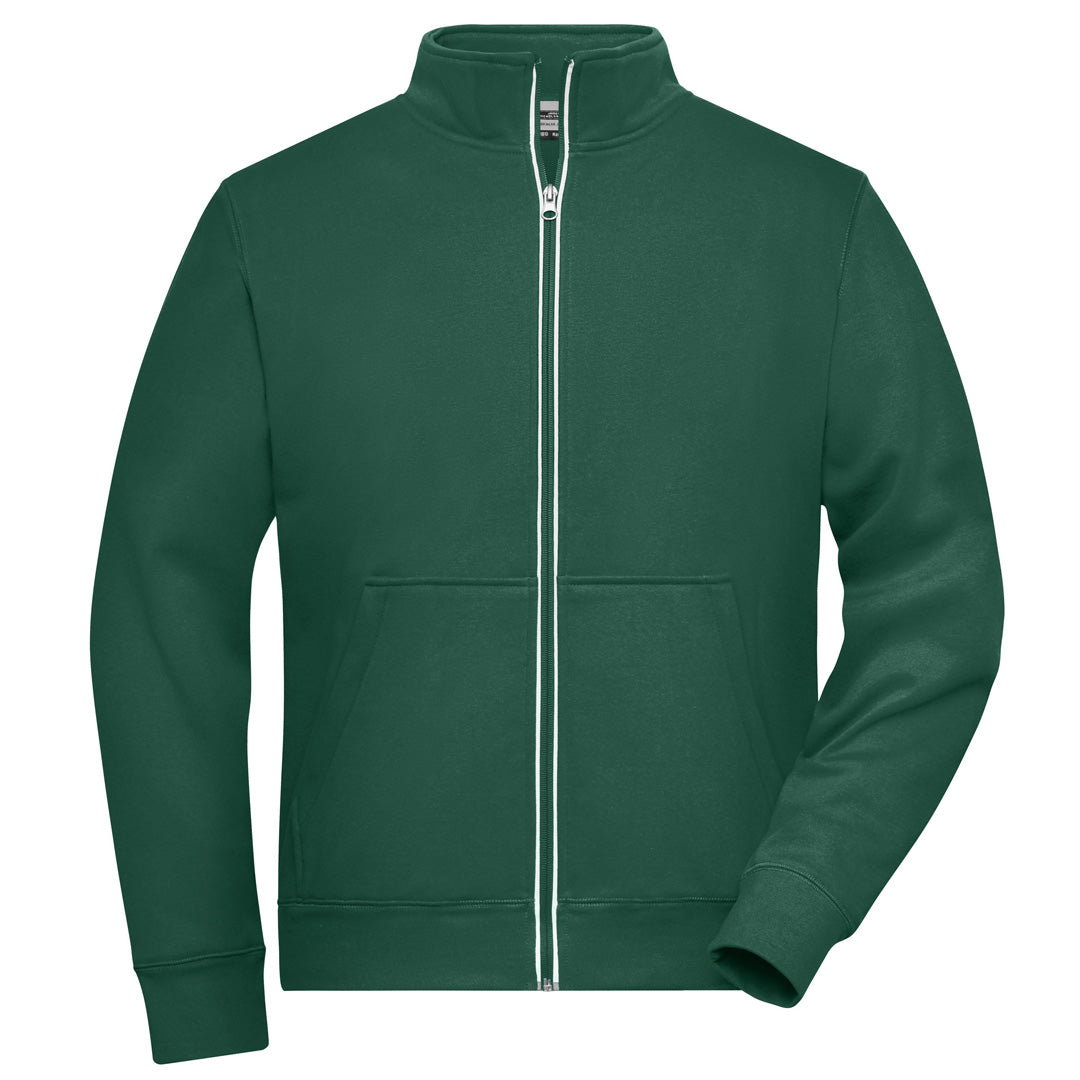 House of Uniforms The Double Face Jacket | Mens James & Nicholson Dark Green