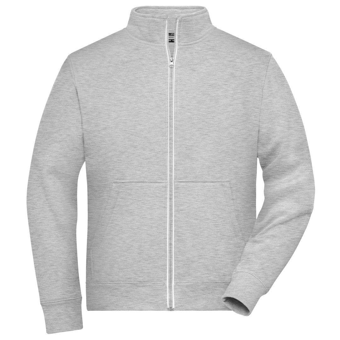 House of Uniforms The Double Face Jacket | Mens James & Nicholson Grey Marle