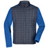 House of Uniforms The Hybrid Knit Jacket | Mens James & Nicholson Royal Marle