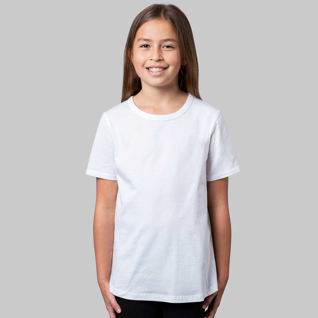 House of Uniforms The Australian Cotton Curved Tee | Kids | Short Sleeve CB Clothing 
