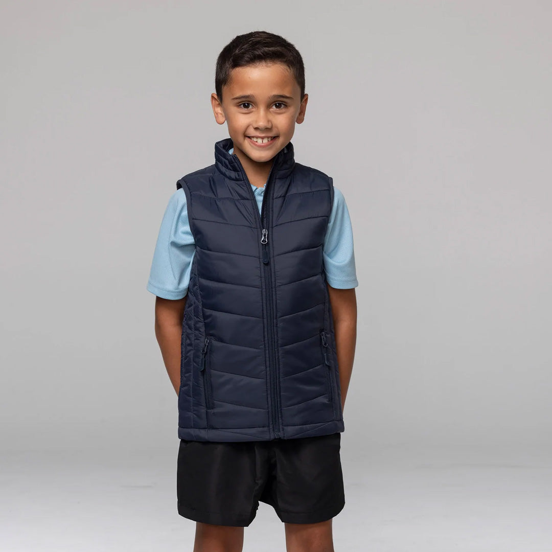 House of Uniforms The Snowy Puffer Vest | Kids Aussie Pacific 