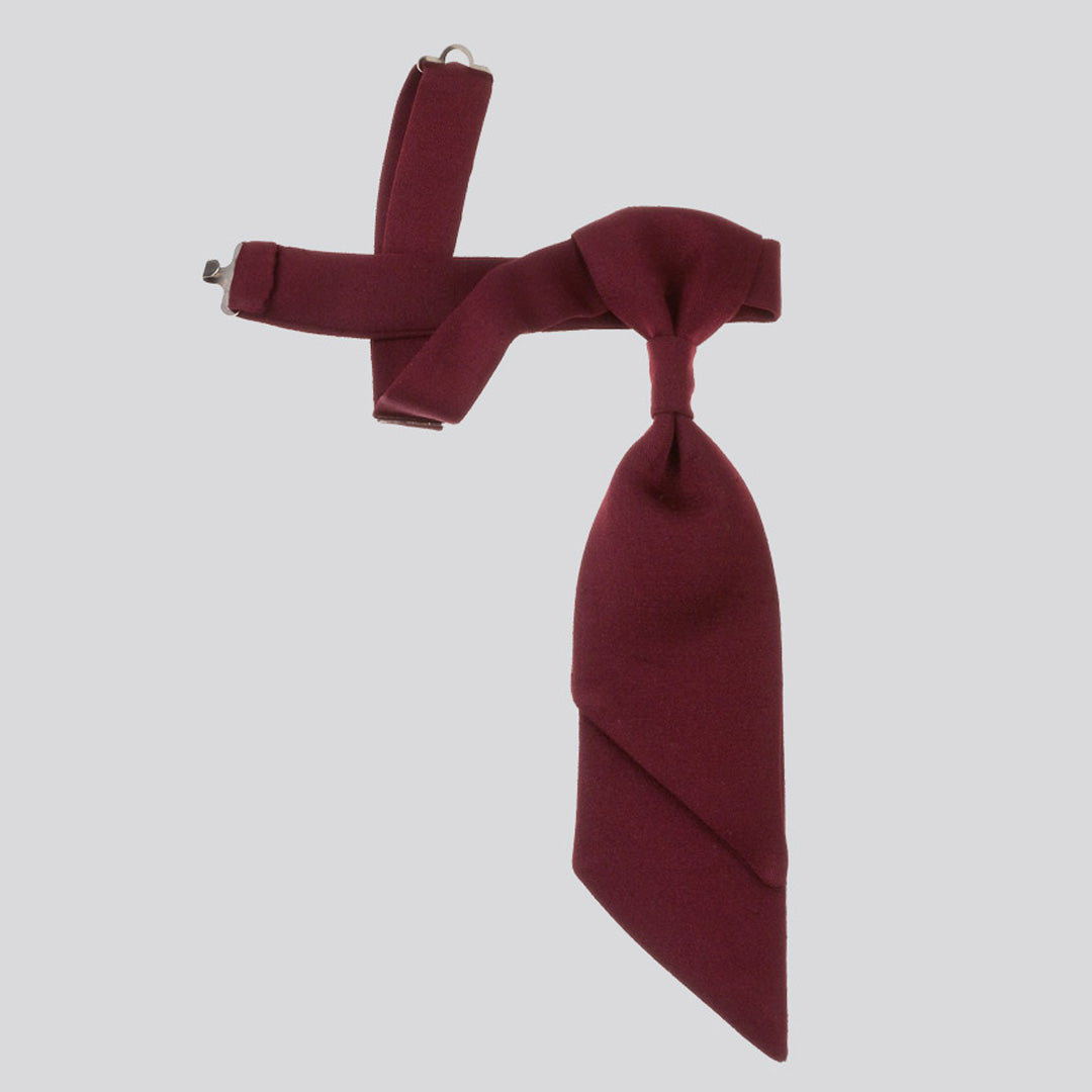 House of Uniforms The Martina Tie | Ladies | 2 Pack Toma Bordeaux