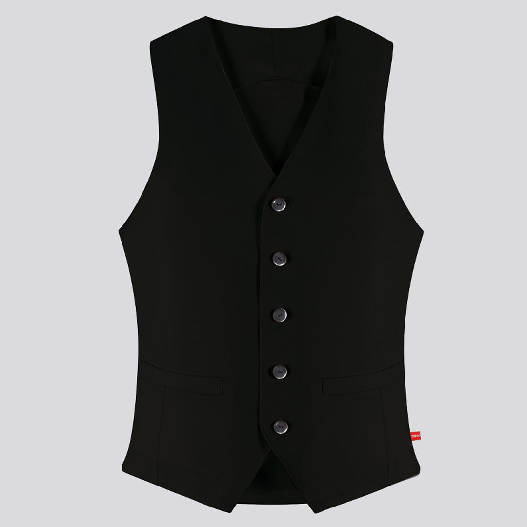 House of Uniforms The Marvin Vest | Adults Toma Black