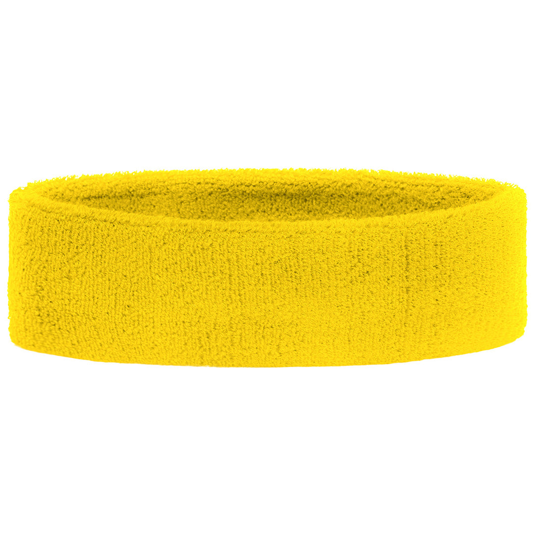 House of Uniforms The Terry Headband | Unisex | 2 Pack Myrtle Beach Gold
